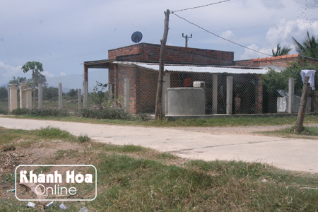  Khu vực xảy ra vụ trọng án gây chấn động làng quê.