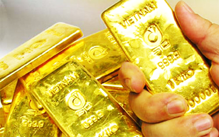 Giá vàng đang tiếp tục giảm