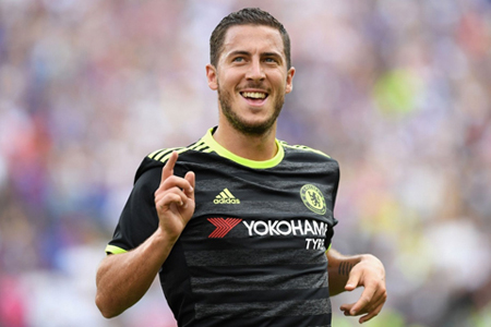 Eden Hazard đang có phong độ tốt dưới thời huấn luyện viên Antonio Conte.