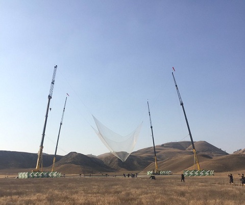 Toàn cảnh bãi đáp.