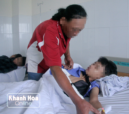 Em H. đang được chữa trị tại Bệnh viện Tâm Trí Nha Trang