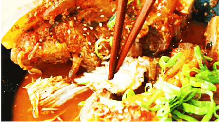 Thịt heo hầm kim chi