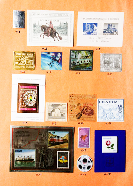 Những con tem có chất liệu đặc biệt