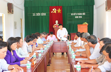 Lãnh đạo tỉnh: Làm việc tại các địa phương