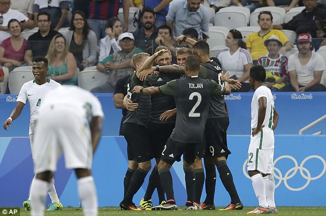 Đánh bại U23 Nigeria, U23 Đức hẹn chủ nhà Brazil ở trận tranh HCV