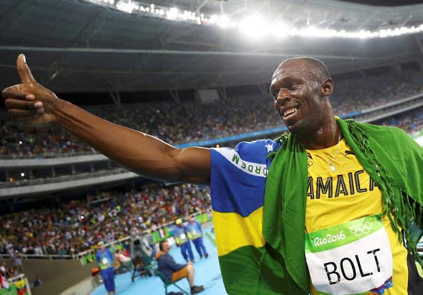 Usain Bolt vô địch 200m tại Rio.