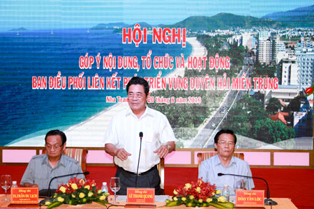 Đẩy mạnh liên kết phát triển vùng duyên hải miền Trung