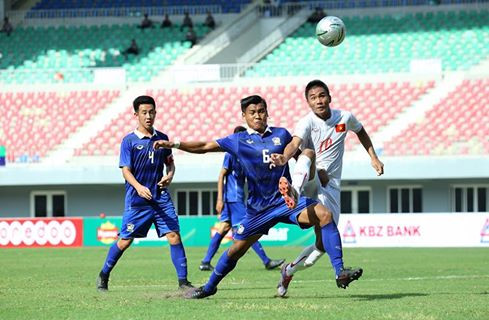 U19 Việt Nam đánh bại Thái Lan ở giải KBZ Bank Cup 2016