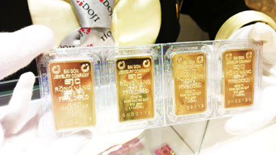 Giá vàng SJC đi ngang