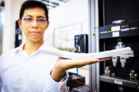 Bêtông uốn cong linh hoạt và bền hơn