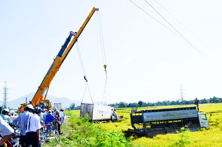 Hiện trường vụ tai nạn