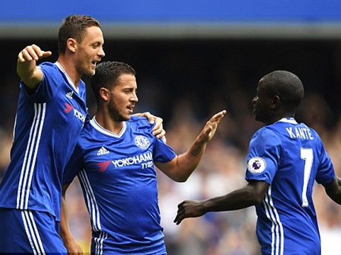 N’Golo Kante đang dần trở thành trụ cột trong lối chơi của huấn luyện viên Antonio Conte.