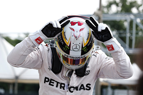 Lewis Hamilton tại chặng phân hạng Italia GP. (Ảnh: Getty).