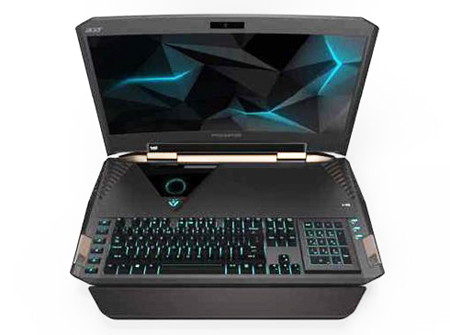 Laptop Acer Predator 21X có trọng lượng lên đến 8 kg
