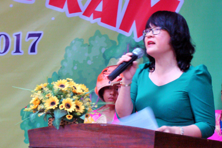 Trường Mầm non Lý Tự Trọng tổ chức "Vui hội trăng rằm"