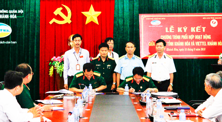 Hai bên thực hiện ký kết chương trình phối hợp