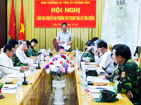 Chuẩn bị cho diễn tập khu vực phòng thủ tỉnh