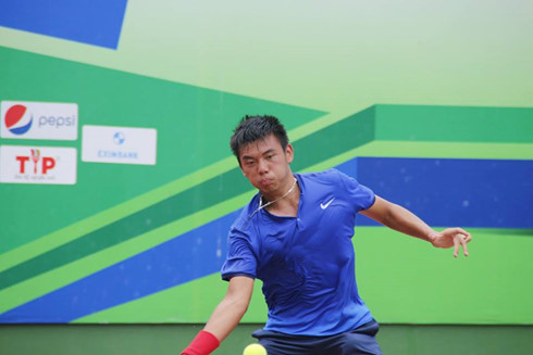 Hoàng Nam sẽ có bước tiến mạnh mẽ trên BXH ATP với chức vô địch Việt Nam F5 Futures. (Ảnh: Becamex Tennis).  