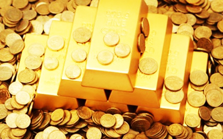 Đà tăng của giá vàng chững lại phiên đầu tuần