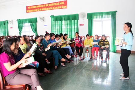 Một buổi tuyên truyền nhóm cho cộng tác viên