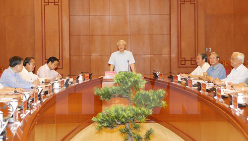 Thông báo cuộc họp Thường trực Ban Chỉ đạo Trung ương về phòng, chống tham nhũng