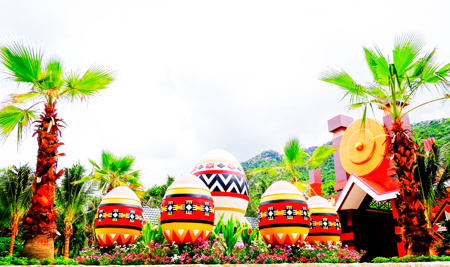 Đến Trăm Trứng tắm bùn