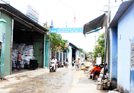 Đường Chế Lan Viên, nơi có các cơ sở sản xuất nước mắm