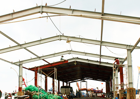 Khẩn trương sửa chữa Cảng cá Đại Lãnh