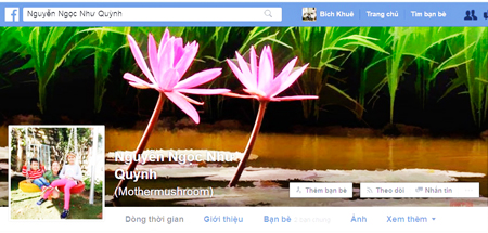 Ảnh chụp màn hình facebook “Nguyễn Ngọc Như Quỳnh”