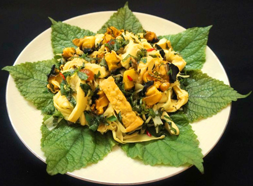 Ốc nhồi xào măng dân dã, ngon miệng