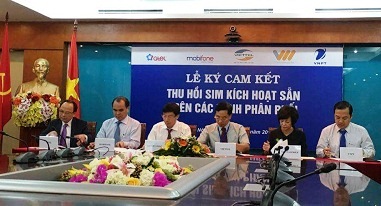 Các nhà mạng cam kết thu hồi sim kích hoạt sẵn