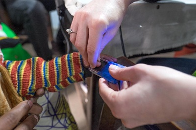 Chế tạo thành công thiết bị lấy dấu vân tay của trẻ sơ sinh