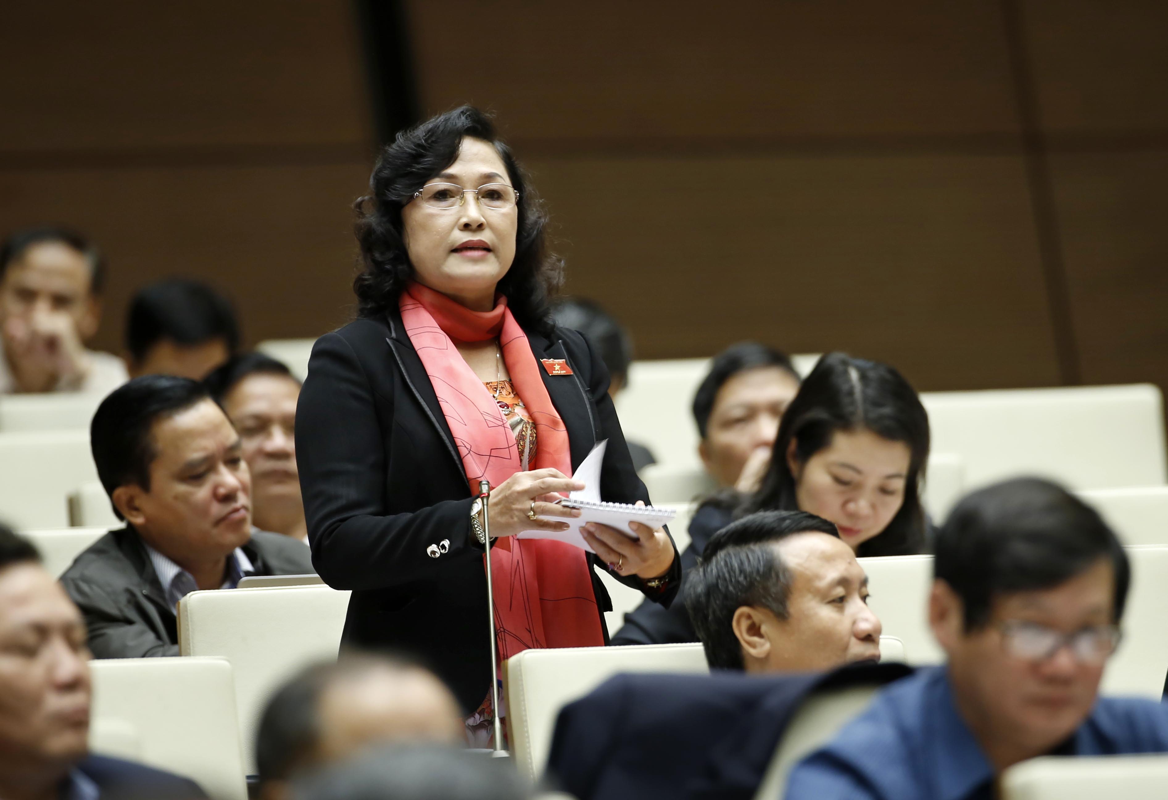 Đại biểu Nguyễn Thị Kim Bé (Kiên Giang). Ảnh: VGP/Nhật Bắc