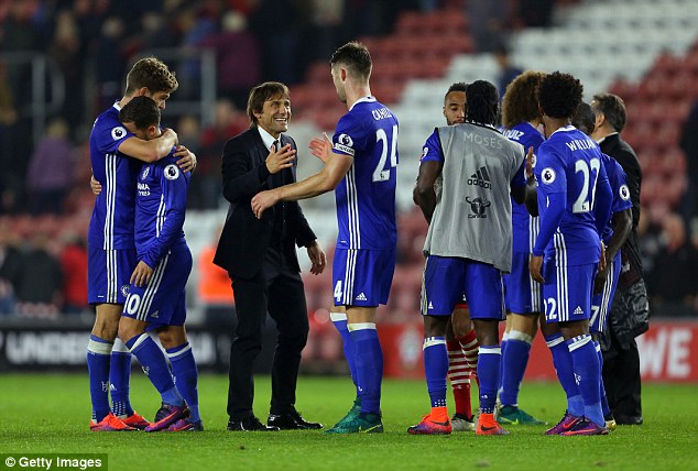 Chelsea đang bay cao dưới thời huấn luyện viên Antonio Conte.