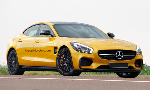 Hình dung về Mercedes-AMG GT 4. Ảnh: Theophilluschin.