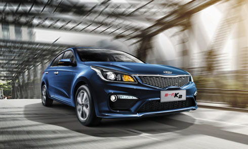 Kia K2 2017 mới tại Trung Quốc.