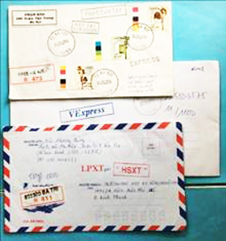 Sưu tập dấu bưu điện trên bì thư