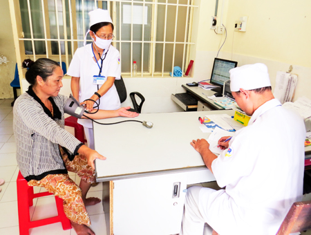 Khám bệnh tại Bệnh viện Đa khoa khu vực Cam Ranh