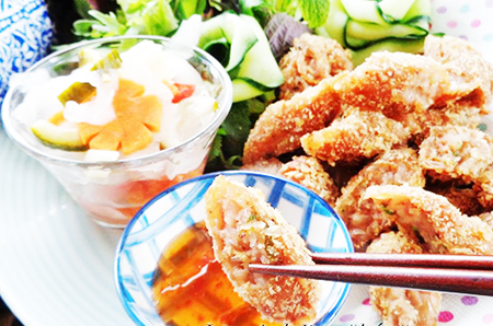 Nem chua rán giòn, nóng hổi