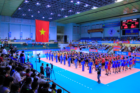 Quang cảnh buổi lễ khai mạc giải