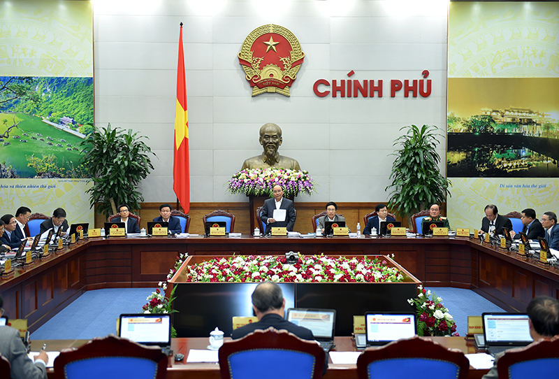 Phiên họp Chính phủ thường kỳ tháng 11/2016 (Ảnh: VGP/Quang Hiếu)
