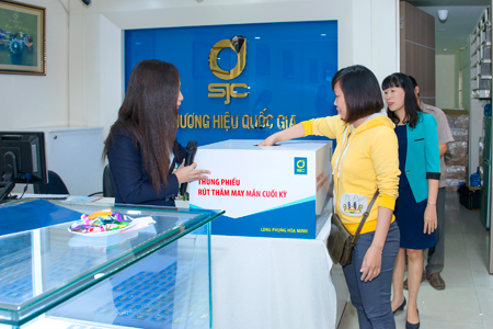 Rút thăm trúng thưởng chương trình khuyến mãi của SJC