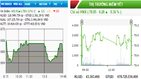 Hai sàn giữ vững sắc xanh