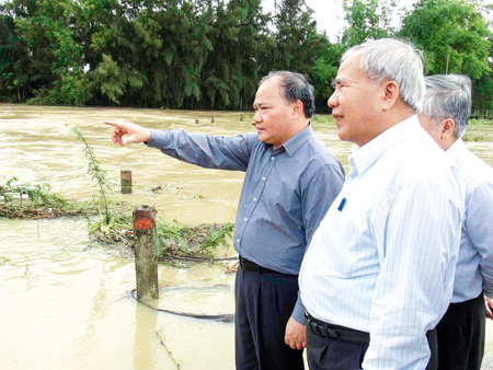 Flood recovery efforts