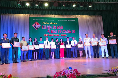 Bế mạc Liên hoan Chiến sĩ hát và hát về Chiến sĩ tỉnh Khành Hòa lần thứ 26