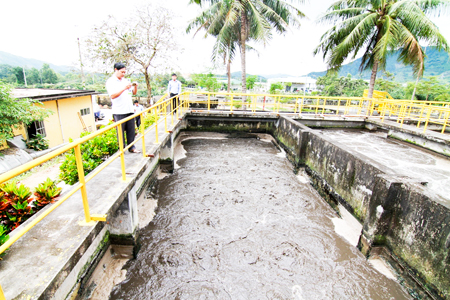 Hệ thống xử lý nước thải tại Khu công nghiệp Suối Dầu