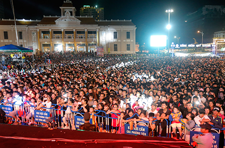 Lễ hội đếm ngược chào năm mới 2017