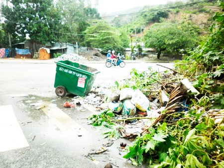 Sao không bỏ rác vào thùng?