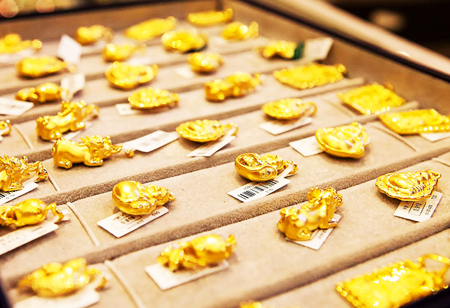 Đầu năm: Giá vàng tăng