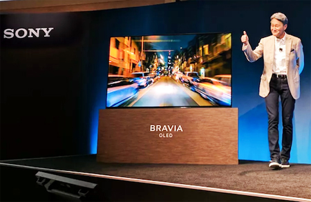 TV OLED đầu tiên của Sony, thiết kế độc đáo